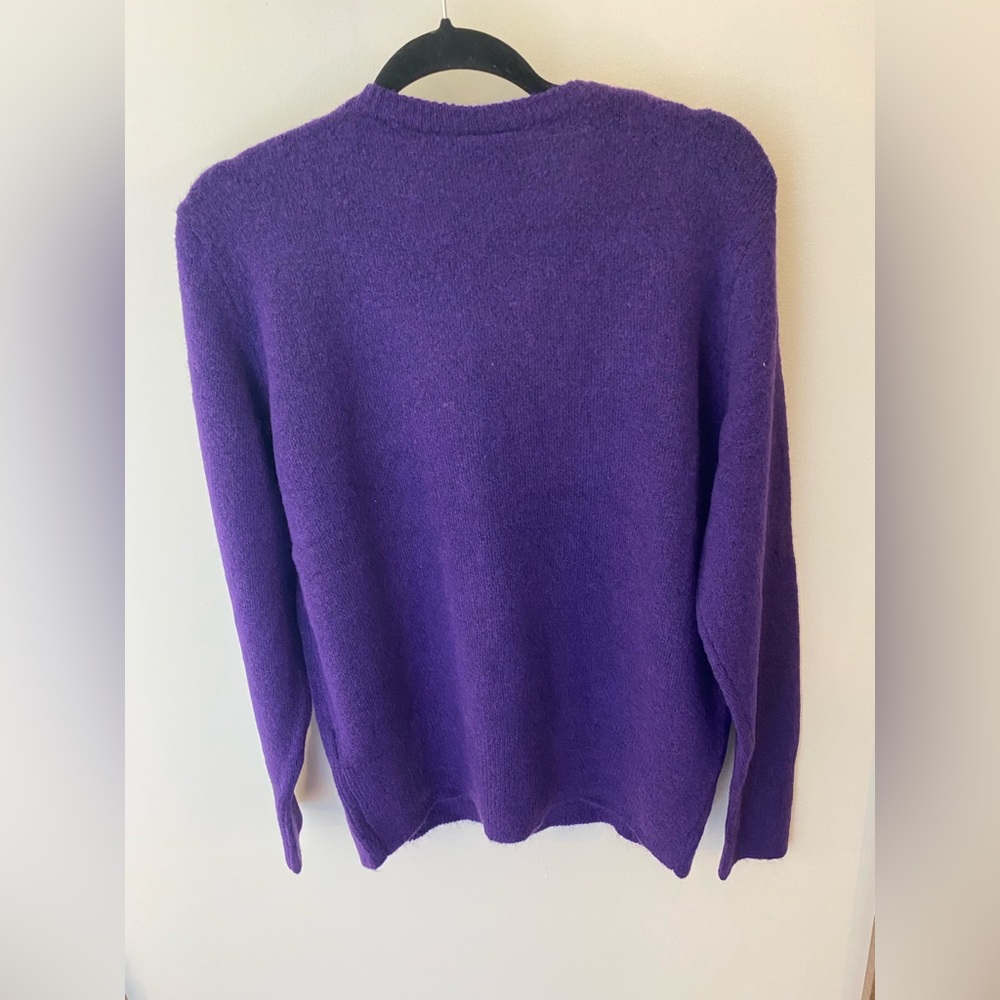 ICHI Ruffled Sweater with Pearls - Picture 2 of 4